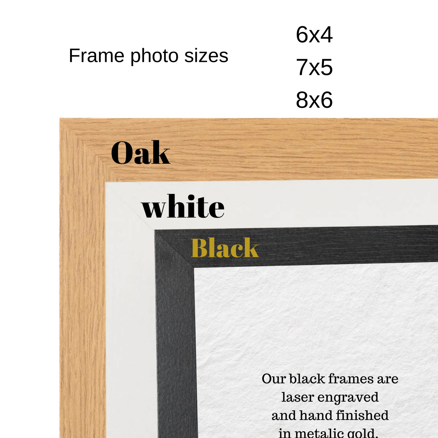 Custom Engraved Picture Frame Any Text