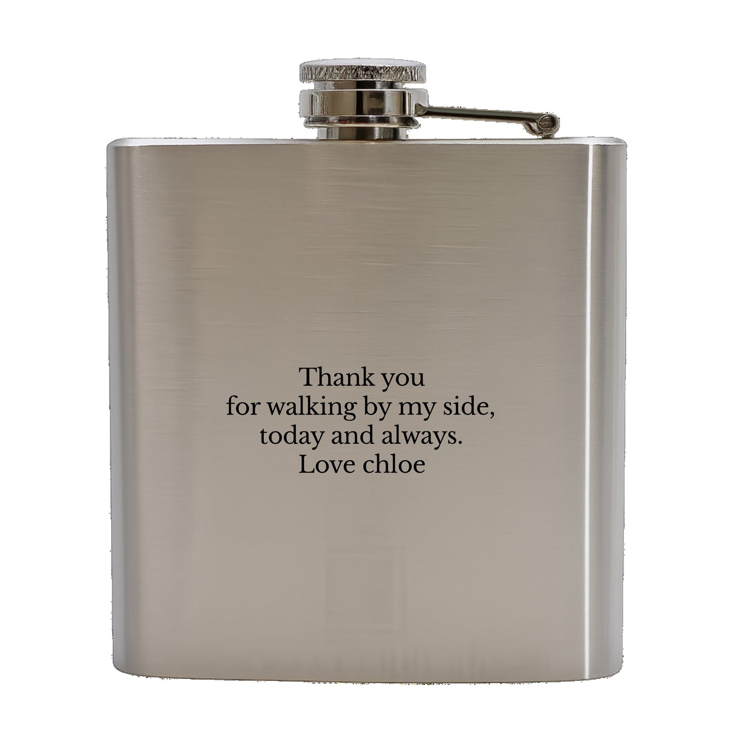Custom Engraved Hip Flask & Whisky Glass Set – Elegant Wedding Gift for Best Man, Groomsman, Father of the Bride or Bridesmaid