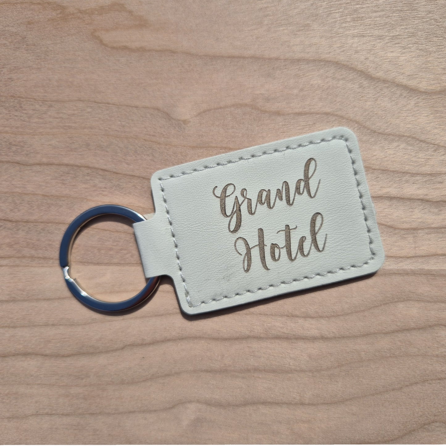 personalised keyrings. Leather key ring keychain
