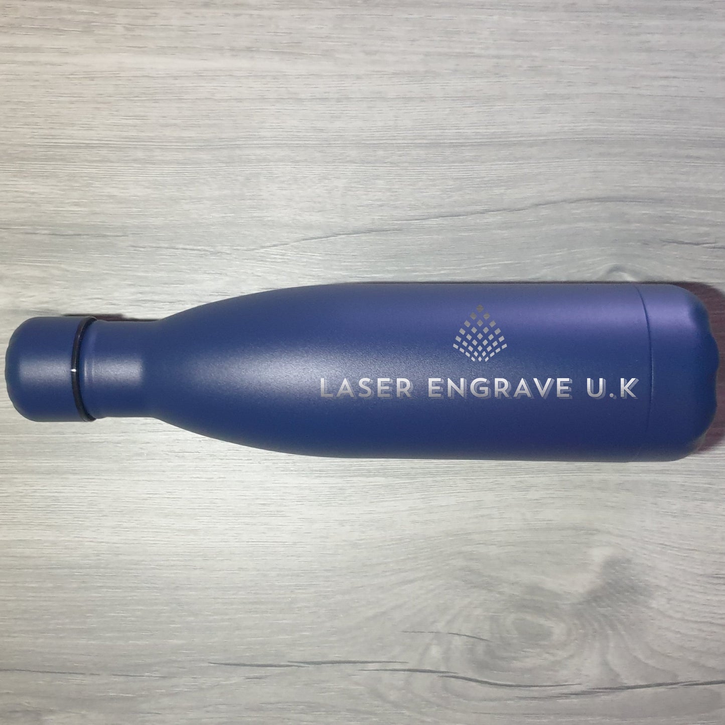 Branded thermal water bottle with logo