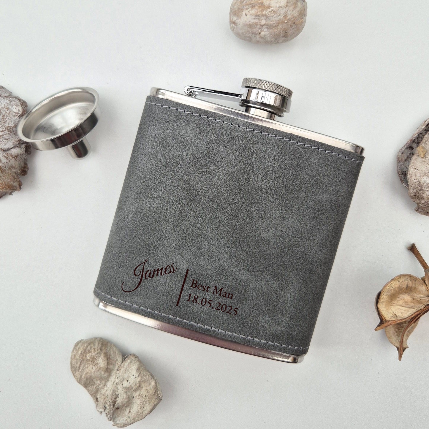 Personalised Hip Flask – Best Hip Flask for Whiskey Lovers | Hipster Flask Gift with name