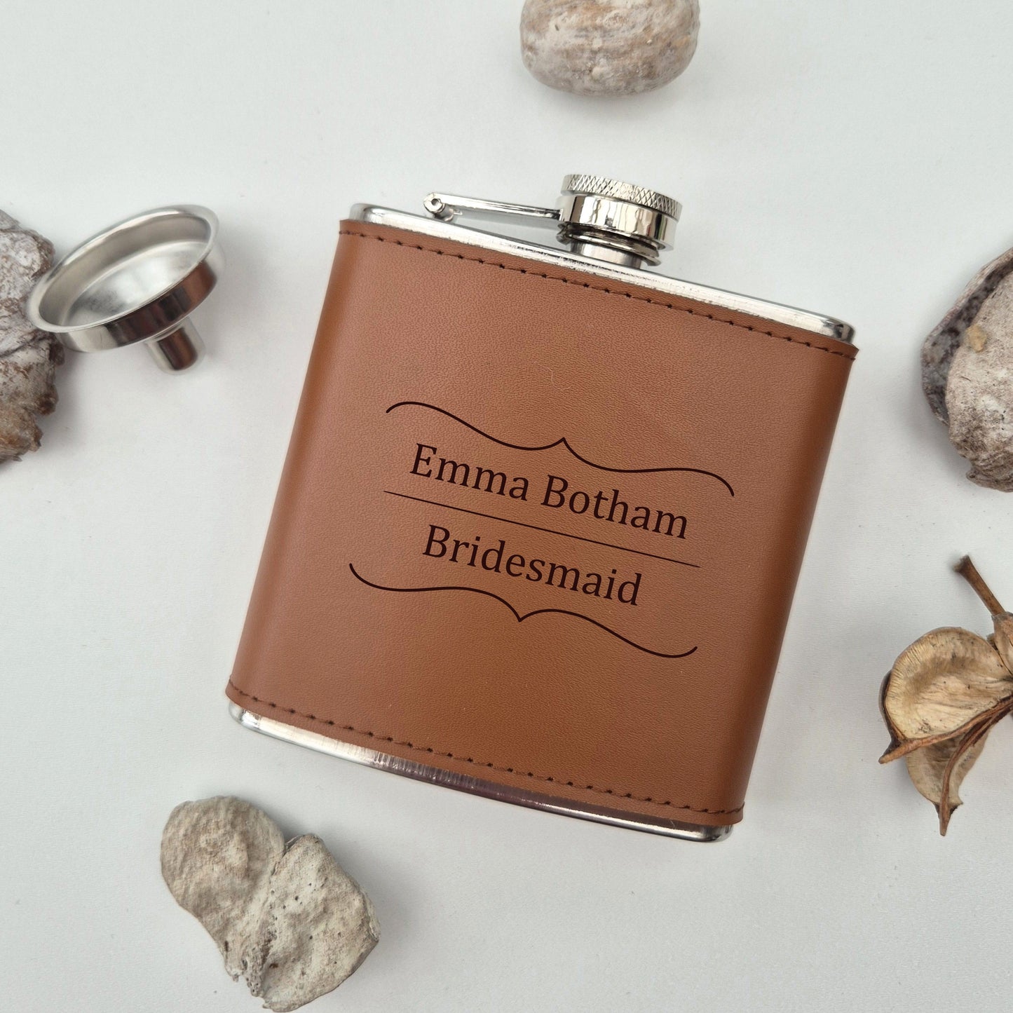 Personalised Hip Flask – Best Hip Flask for Whiskey Lovers | Wedding Party Hipster Flask Gift