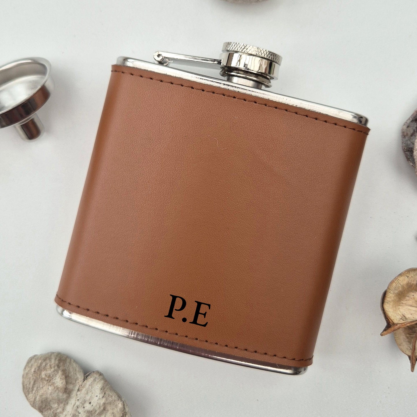 Personalised Hip Flask – Best Hip Flask for Whiskey Lovers | Hipster Flask Gift with initials