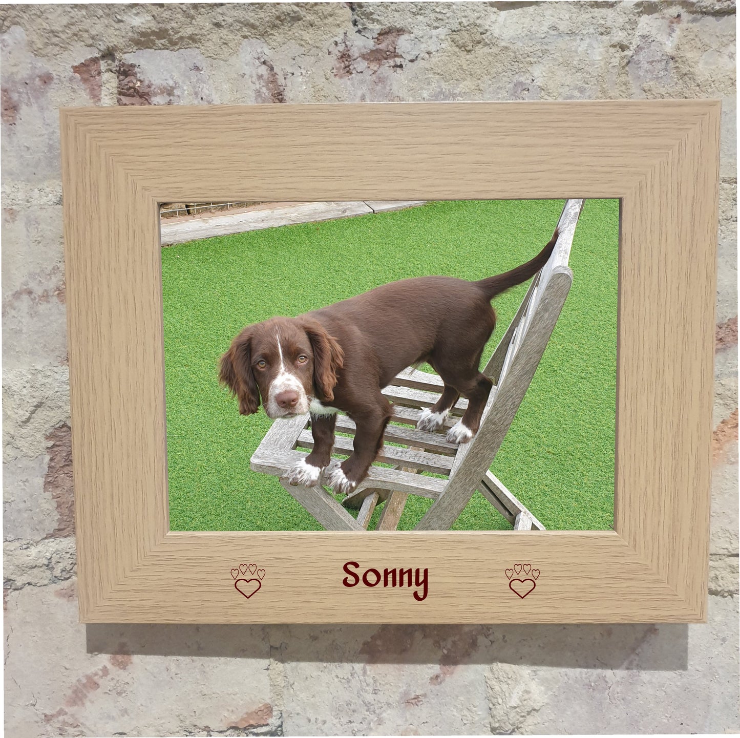 Personalised Dog or Cat Photo Frame, Personalised Pet Name Photo Frame