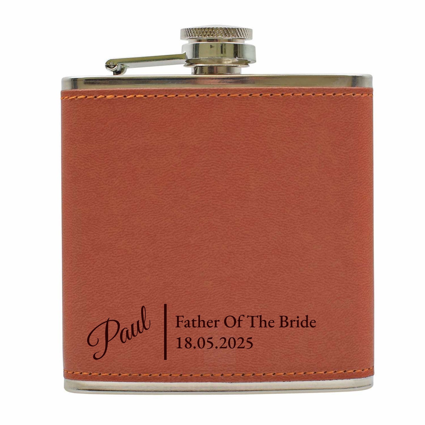 Personalised Hip Flask – Best Hip Flask for Whiskey Lovers | Hipster Flask Gift with name