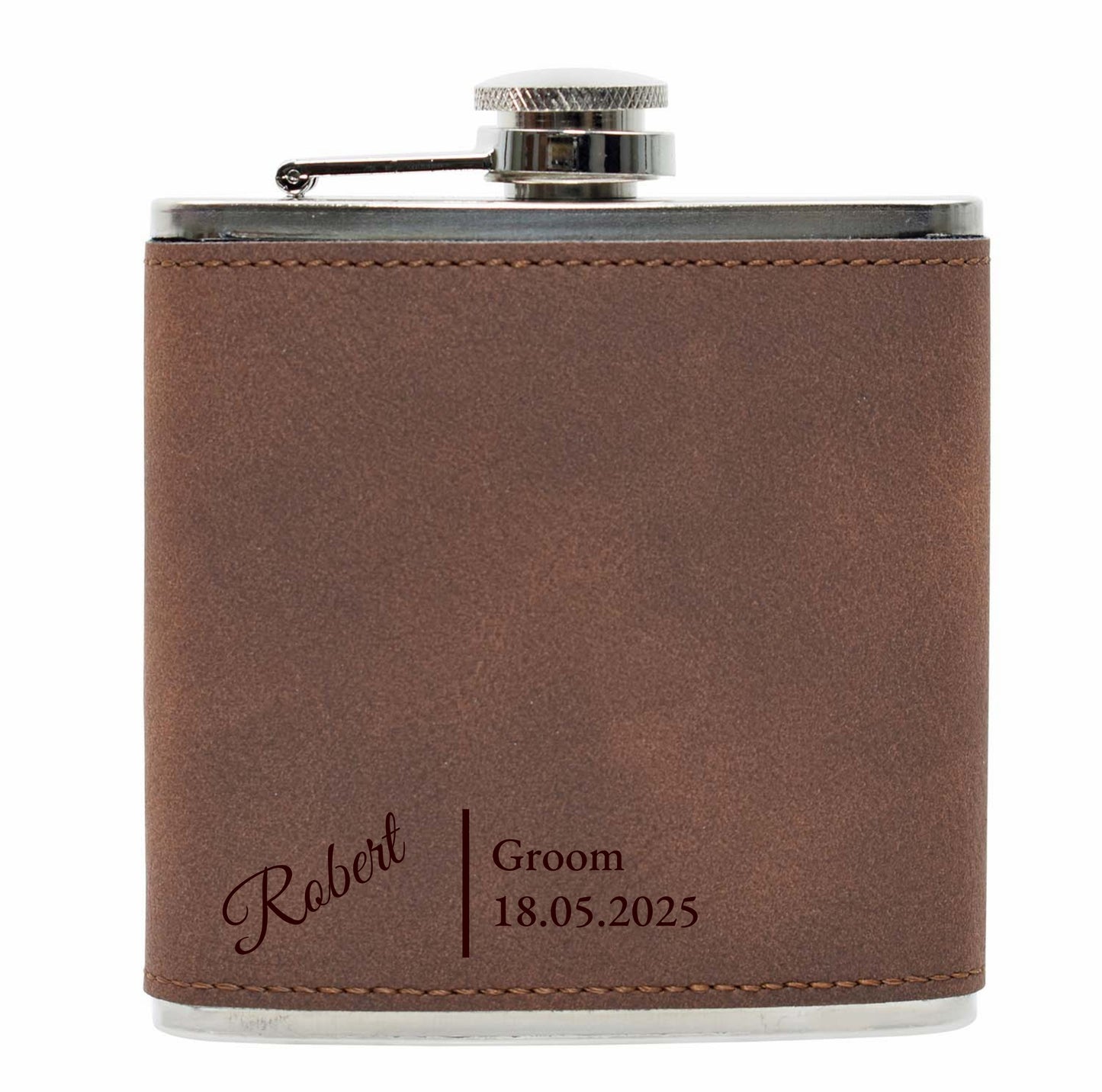 Personalised Hip Flask – Best Hip Flask for Whiskey Lovers | Hipster Flask Gift with name
