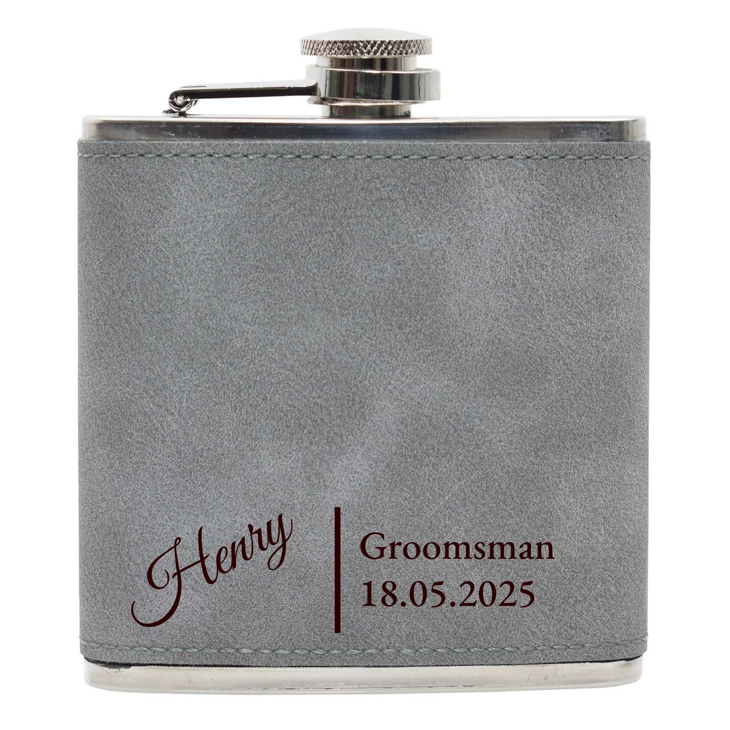 Personalised Hip Flask – Best Hip Flask for Whiskey Lovers | Hipster Flask Gift with name