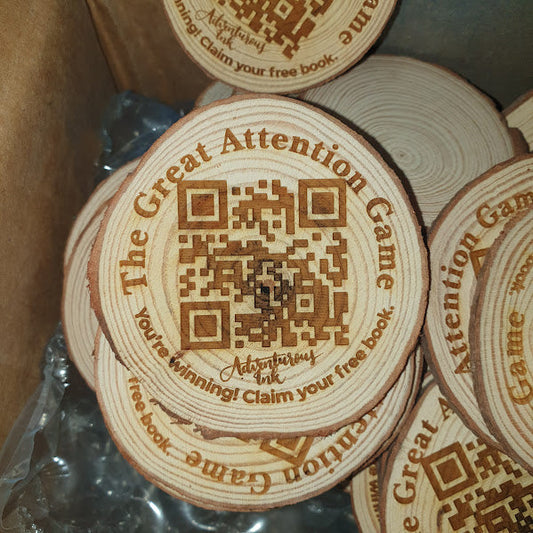 Innovative QR Code Engraving for Adventurous Ink: A World Book Day Project