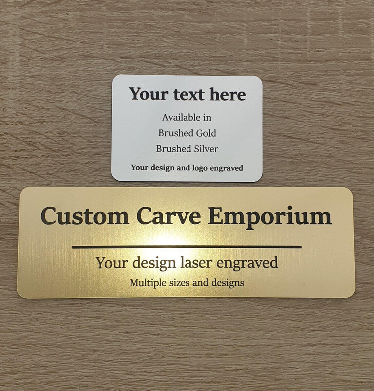 Engraved Plaques & Memorial Plaques – Custom Stainless Steel Plaques