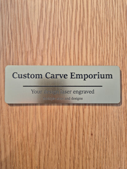 Custom Acrylic Signs – Personalised Outdoor Signs for Business, Office, or Memorial Use