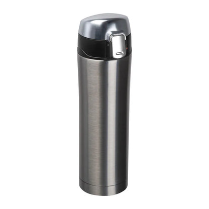 Branded Bucharest 500ml thermal flask in grey