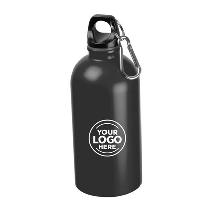 500ml stainless steel corporate water bottle – black