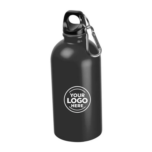 500ml stainless steel corporate water bottle – black