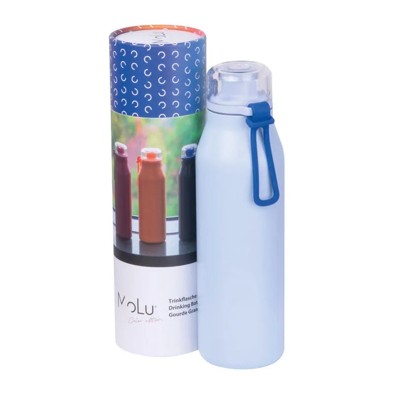 MoLu Grand Haven 640ml insulated corporate bottle – light blue