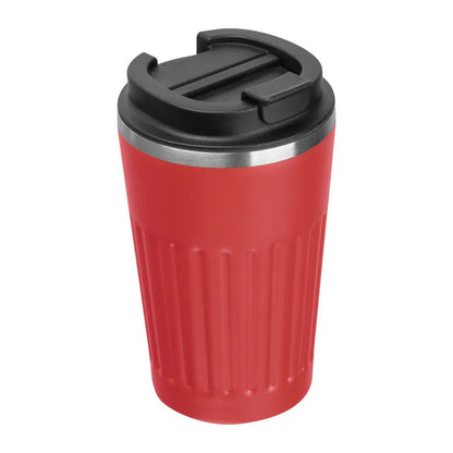 Red Venice 400ml insulated travel mug for corporate branding