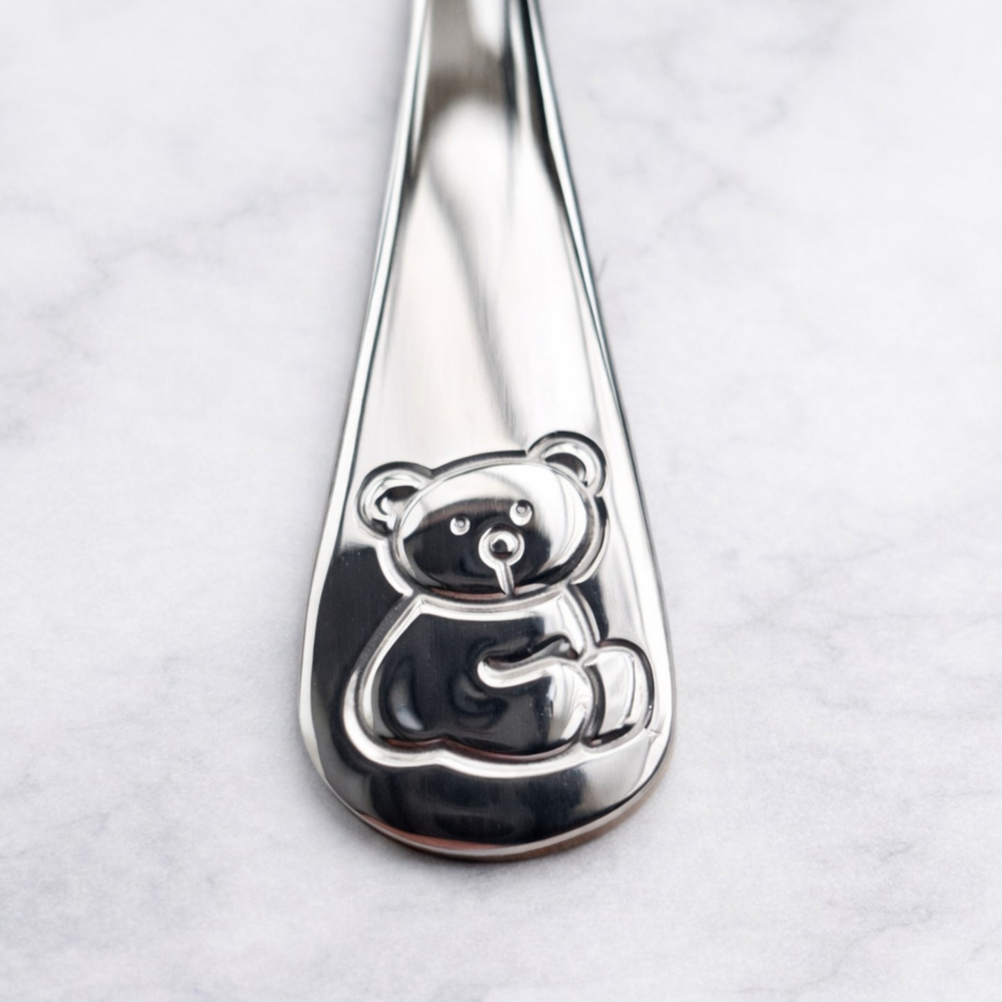 Personalised Childrens Cutlery Set | Bertie Bear 4 Piece Set
