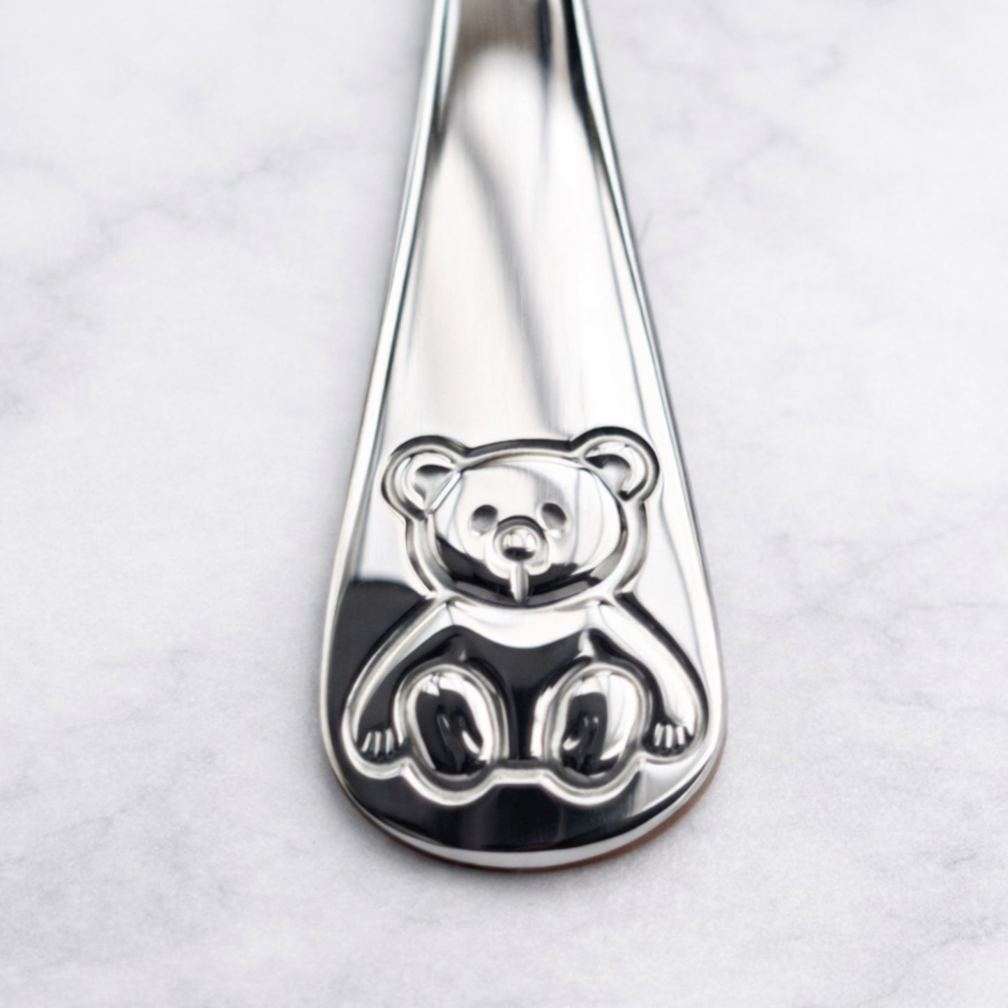 Personalised Childrens Cutlery Set | Bertie Bear 4 Piece Set