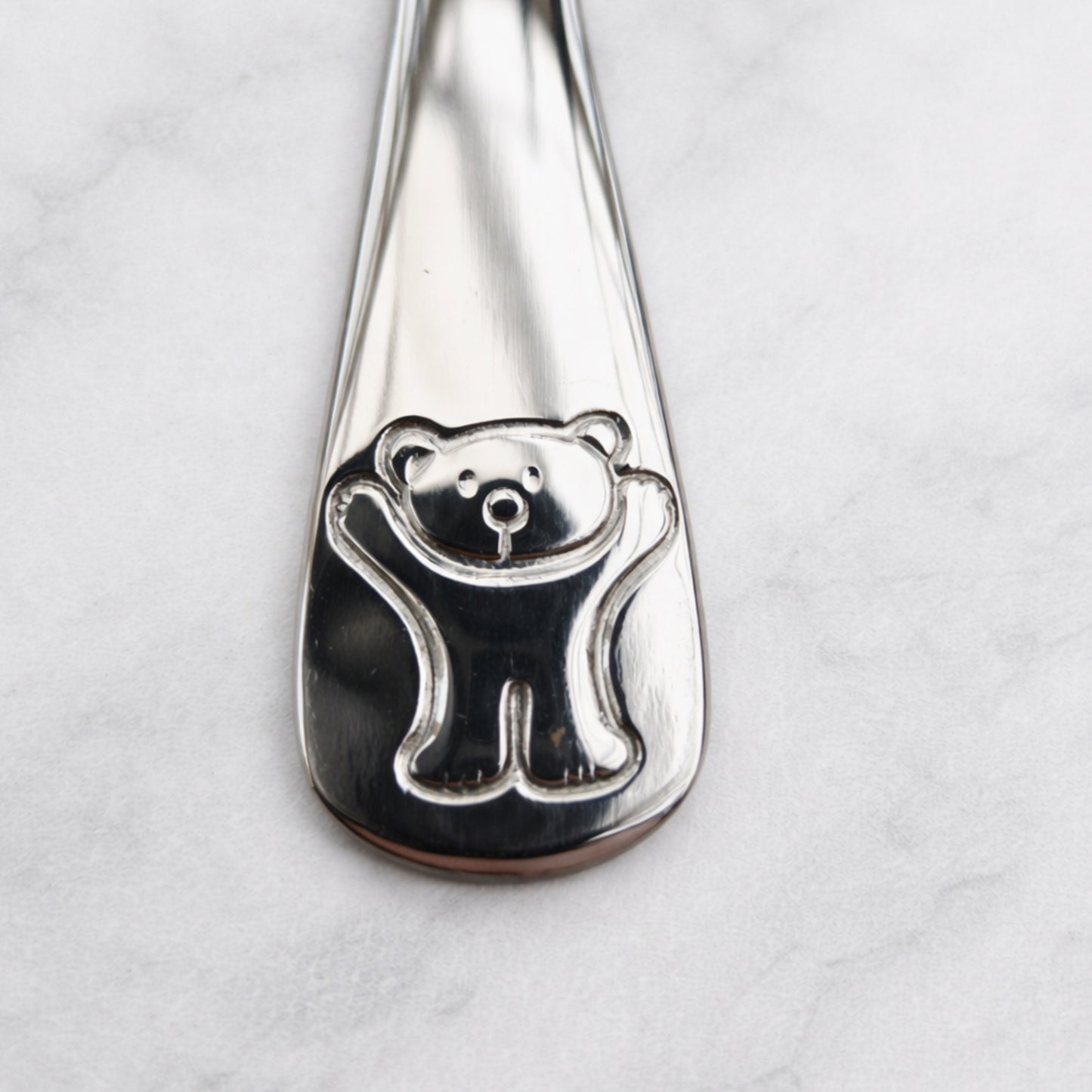 Personalised Childrens Cutlery Set | Bertie Bear 4 Piece Set