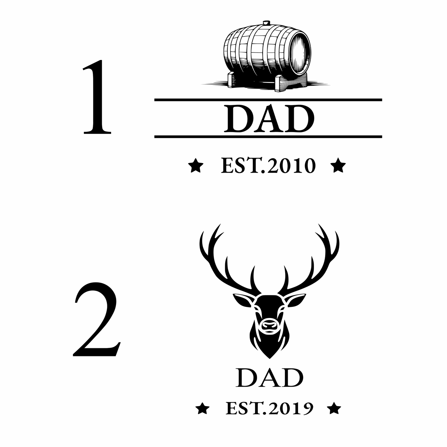 Personalised Father's Day Whisky Gift Set – Engraved Whisky Glass, Hip Flask & Gift Box