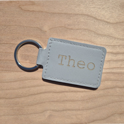 personalised keyrings. Leather key ring keychain