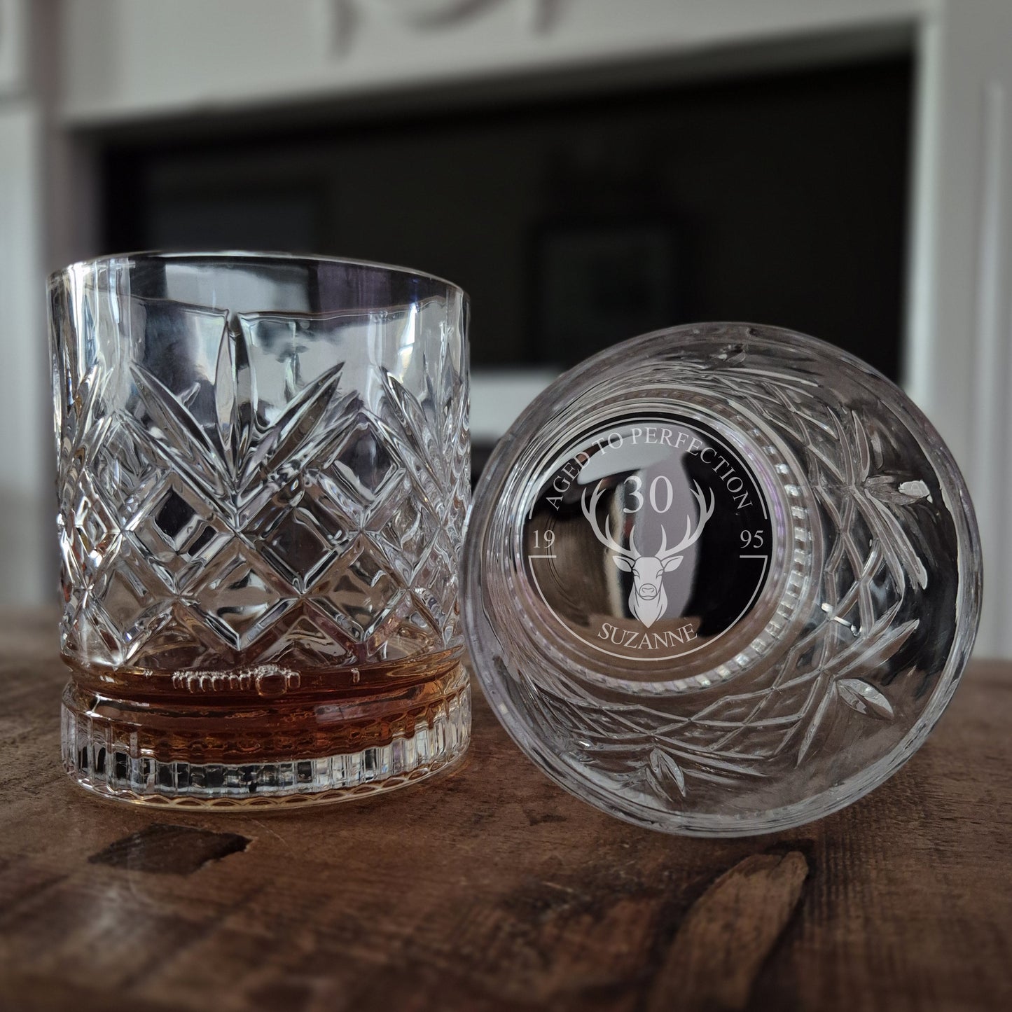 Personalised Whiskey Glass Birthday Gift Set