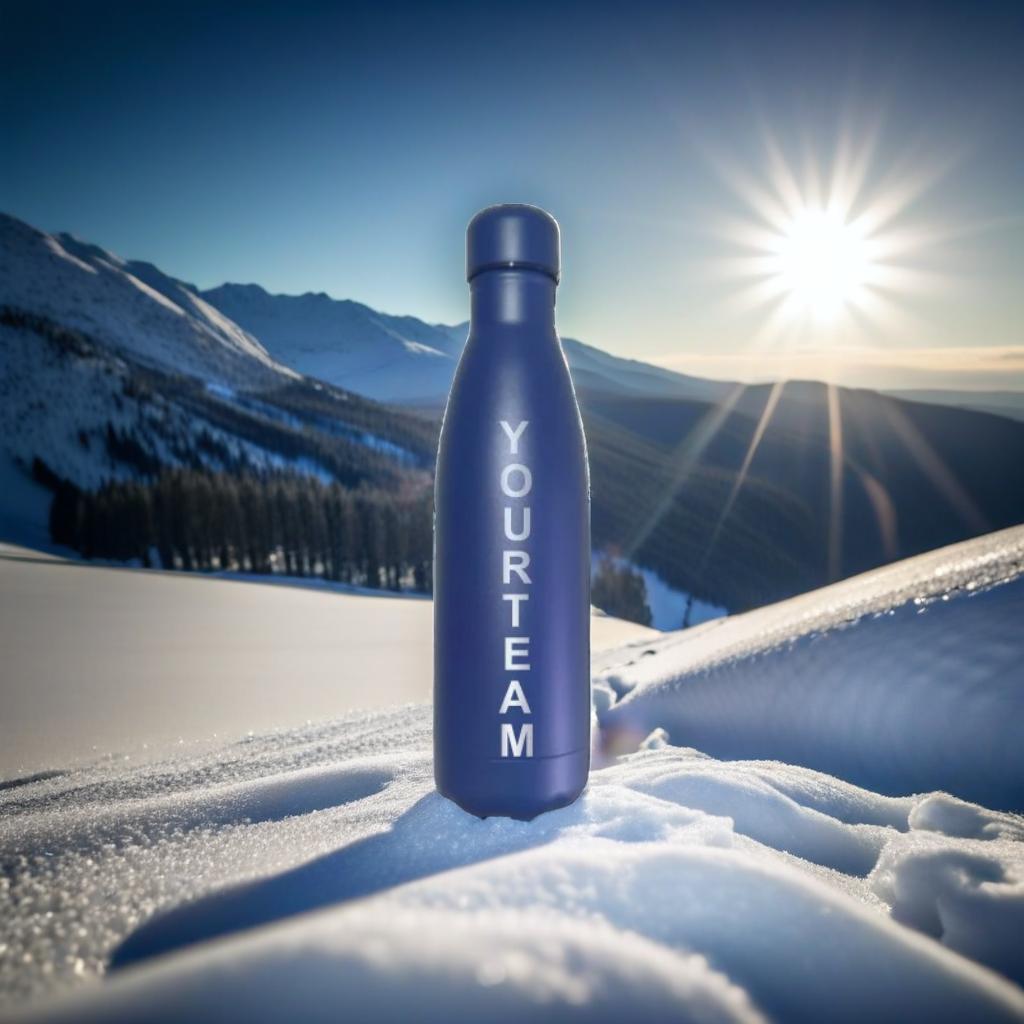 Personalised Engraved Team Water Bottles With Name And Squad Number