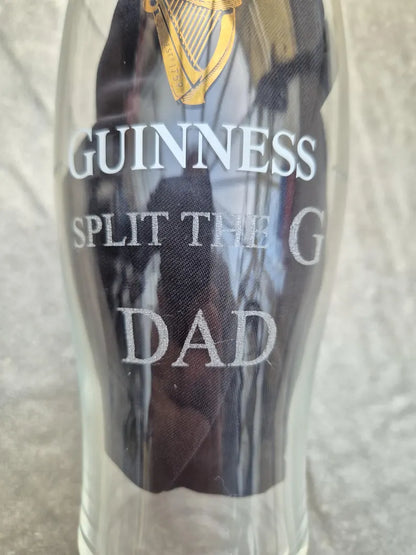 Personalised Guinness Pint Glass - Split the G