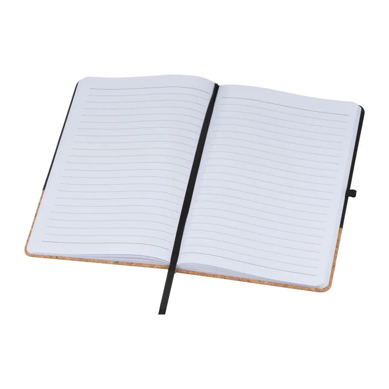 Open Nantes A5 notebook showing lined pages and ribbon bookmark