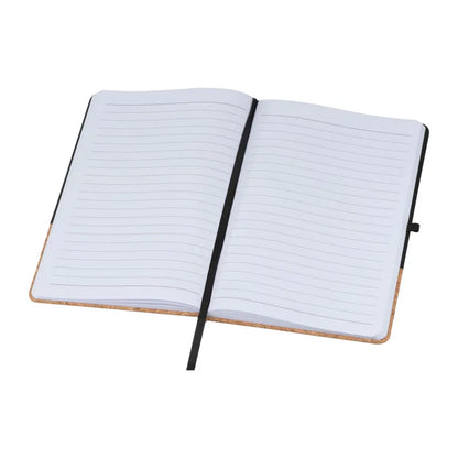 Open Nantes A5 notebook showing lined pages and ribbon bookmark